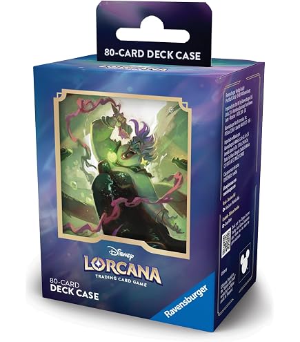 Amazon.com: Ravensburger Disney Lorcana TCG Deck Box Featuring